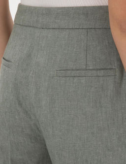 Haki Keten Kar___ml_ Kuma_ Pantolon - Pierre cardin фото 6