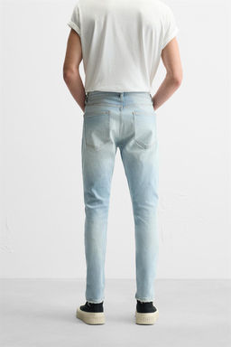 RIPPED SKINNY FIT JEANS - Zara фото 12