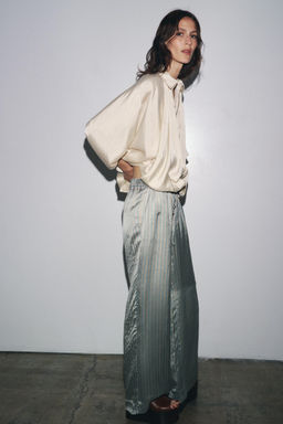 STRIPED PYJAMA TROUSERS ZW COLLECTION - Zara фото 5