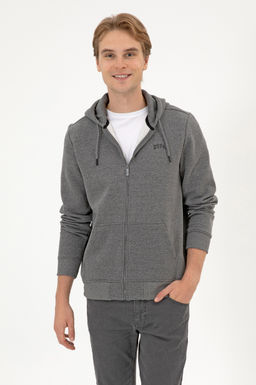 Erkek Antrasit Melanj _rme H_rka Sepette S_rpriz _ndirim