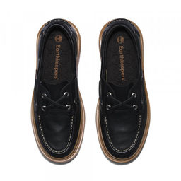 Женские мокасины Timberland Ray City Boat Shoe 2 Eye черные  фото 2