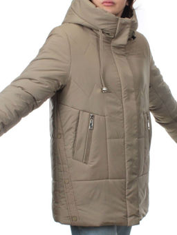 957 KHAKI Куртка зимняя женская (верблюжья шерсть)