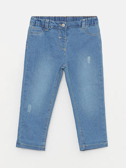 Beli Lastikli Basic K?z Bebek Jean Pantolon - Waikiki фото 3