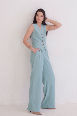 12398 Костюм с жилетом аквамарин - Martichelli фото 6