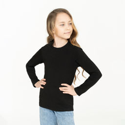 Джемпер детский черный 698/1 (152, 80)