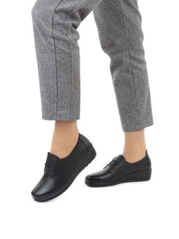 03-DHL100-D1 BLACK Лоферы женские (натуральная кожа)