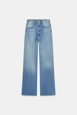 JEANS TRF WIDE LEG TIRO ALTO / Azul - Zara фото 6