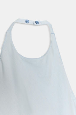 VESTIDO HALTER FLUIDO / Azul claro - Zara фото 10