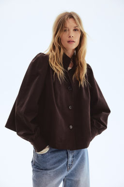 Chaqueta de sarga con mangas abullonadas - H&m фото 4