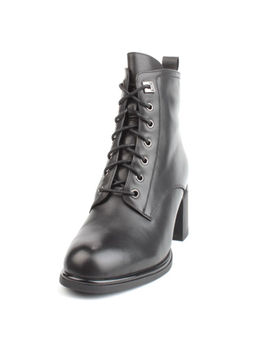 04-M3-2274 BLACK Ботинки зимние женские (натуральная кожа, натуральный мех)