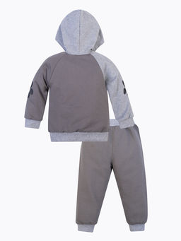 Костюм детский серыймеланж панда