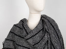 20С160-ШР/039/у 165*50 Палантин цв. 340 рис. 2 черный