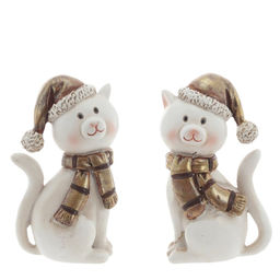 Фигурка декоративная "Кошка", L5 W4 H9 см, 2в.