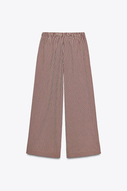 ZW COLLECTION STRIPED FLOWING TROUSERS - Zara фото 7