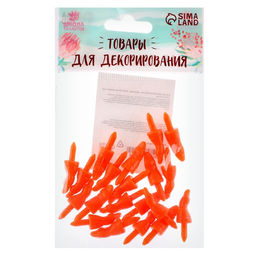 Нос - морковка, набор 20 шт., размер 1 шт. 1,8 0,3 0,3 см - Школа талантов фото 4