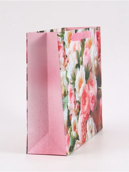 Цена за 2 шт. Пакет подарочный «Цветы», 30×25.5×9 см