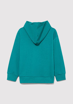 Mavi Logo Bask?l? Kapusonlu Yesil Sweatshirt  фото 2