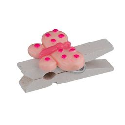 Blumentag WCRH-35 Декоративные прищепки 5 х 6 шт. 3.5 см СК/Распродажа B129 Голубые бабочки  фото 5