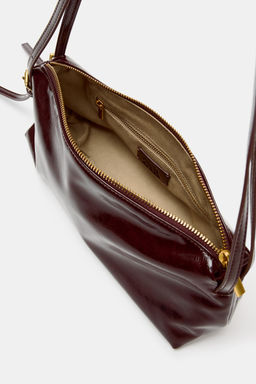 BOLSO DE HOMBRO DETALLE HEBILLAS / Marr?n - Zara фото 6