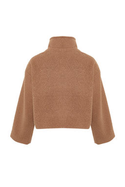 TRENDYOLMILLA K?rm?z? Yaka Detayl? Buklet Ince Ceket Mont TWOAW25MO00086 фото 7