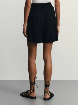 Шорты из вискозы с эластичным поясом / Zarina  фото 5