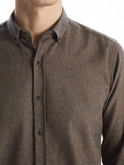 Regular Fit Uzun Kollu Gabardin Erkek G?mlek