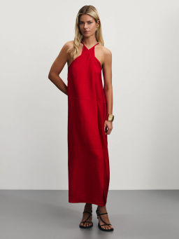 Платье длины макси из вискозы / Zarina