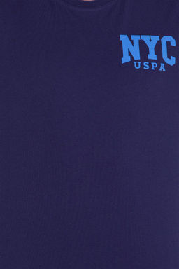 U. S. Polo Assn Мужская темно-синяя футболка с круглым вырезом - U.s. polo assn фото 12