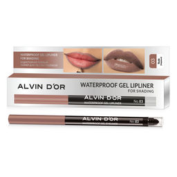 Alvin Dor P-21 Карандаш для губ гелевый водостойкий Lipliner for shading тон 03 нюдовый 0,29г
