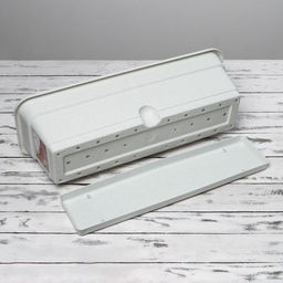 Ящик балконный для цветов, 12 л, 60×20×17 см, пластиковый, цвет мраморный