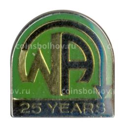 Значок 25 лет WA