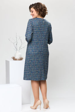 Платье Romanovich Style 1-2639 синий меланж фото 3