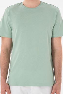 Erkek Regular Fit Bisiklet Yaka Su Ye_ili Basic Ti__rt Sepette S_rpriz _ndirim - U.s. polo assn фото 7