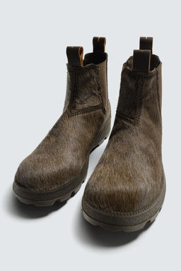 LEATHER CHELSEA BOOTS X SR_A - Zara фото 5