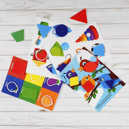 Игрушка развивающая «Весёлые липучки. Блокнот. и, форма»