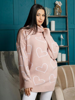 Водолазка удлиненная Сердца - Есения фото 7