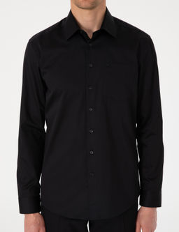Siyah Regular Fit Uzun Kollu Basic G_mlek - Pierre cardin фото 6