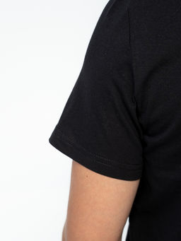 Футболка хлопок 100%,черная - Binita фото 5