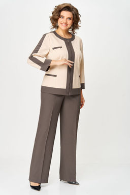 Костюм Aira Style 24232 бежево-коричневый