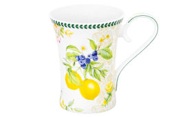 Кружка 400 мл 13*9*12 см Лимоны NEW BONE CHINA - Elan gallery фото 4