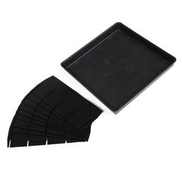 Набор для рассады: пластиковая вставки на 16 ячеек, по 130 мл, пластиковый чёрный поддон, 26.5×26.5×3 см