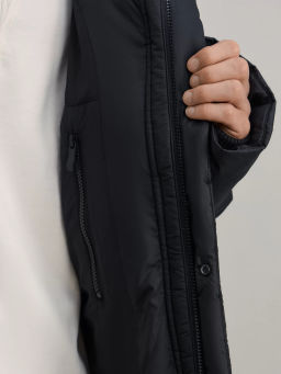 Куртка с натуральным наполнителем и съемным капюшоном / Zarina  фото 8