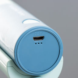 Настольная лампа «Лансер» LED 3.5 Вт USB АКБ сине-лазурный 11×15×45 см RISALUX