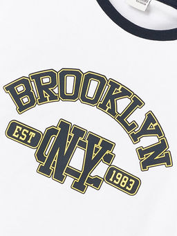 Bisiklet Yaka Bask?l? Uzun Kollu Erkek ?ocuk Ti??rt - Waikiki фото 3