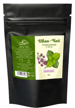 Иван-чай ферментированный с Мятой / 40 г / дой-пак / ТМ Сам бы ел