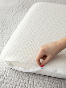 Подушка анатомическая 58x37x13 белый пенополиуретан - Denastia фото 4