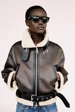 SHORT DOUBLE-FACED JACKET - Zara фото 10