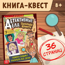 Квест книга Детективные дела Гарольда Флинта, 36 стр. - Буква-ленд фото 6
