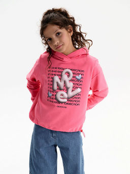 PELICAN, толстовка для девочек, Розовый