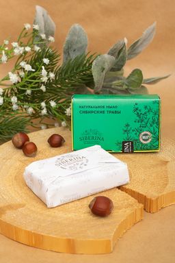 Натуральное мыло "Сибирские травы" SIBERINA